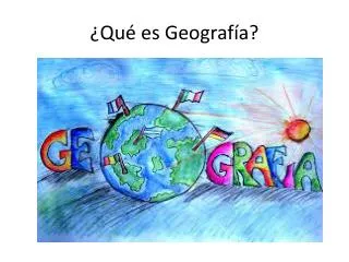 qu es geograf a