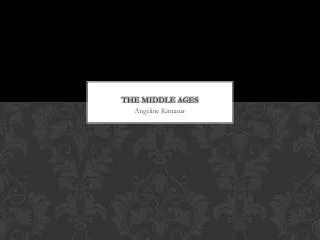 The Middle ages
