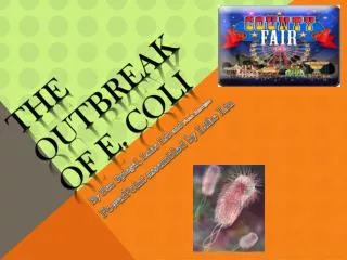 The Outbreak of E. Coli