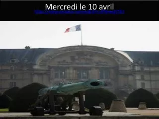 Mercredi le 10 avril