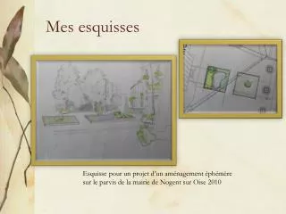 mes esquisses