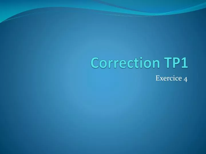 correction tp1