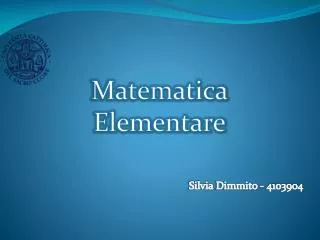 Matematica Elementare