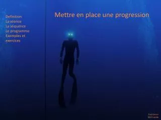 mettre en place une progression