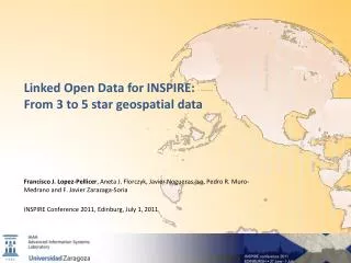 Linked Open Data for INSPIRE: From 3 to 5 star geospatial data