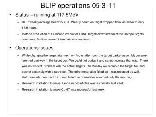 BLIP operations 05-3-11