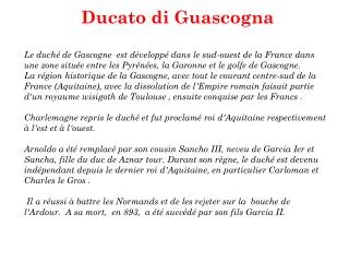 ducato di guascogna