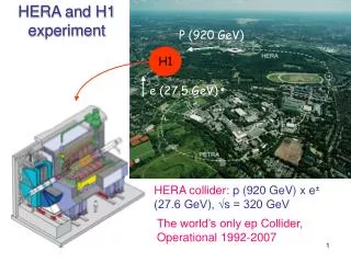 HERA and H1 experiment