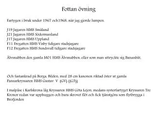 fottan vning