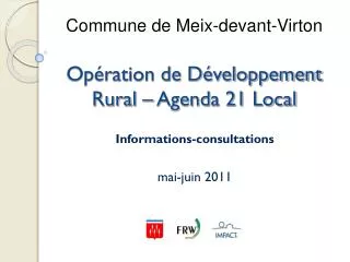 Informations-consultations mai-juin 2011