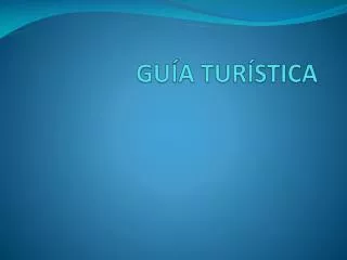 gu a tur stica