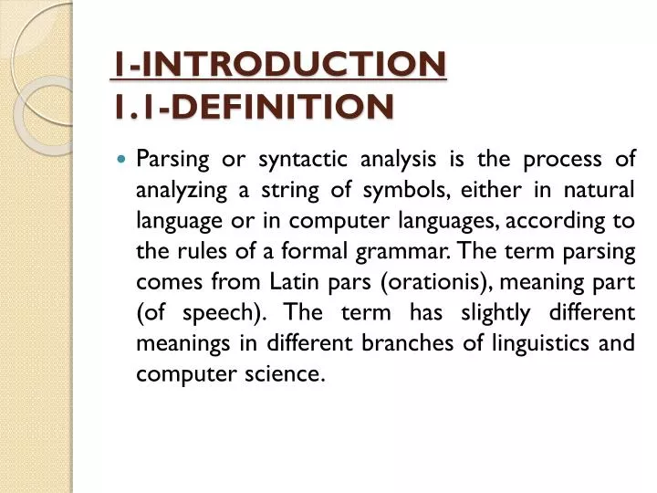 1 introduction 1 1 definition
