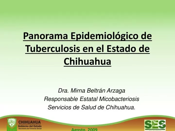 panorama epidemiol gico de tuberculosis en el estado de chihuahua