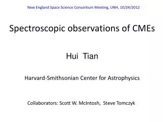 Spectroscopic observations of CMEs