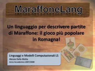 linguaggi e modelli computazionali ls