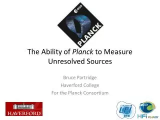 The Ability of Planck to Measure Unresolved Sources