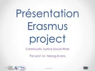 pr sentation erasmus project