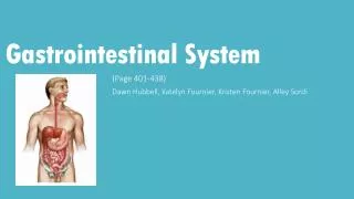 Gastrointestinal System