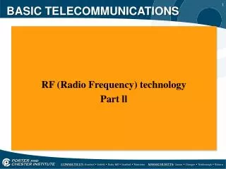 BASIC TELECOMMUNICATIONS