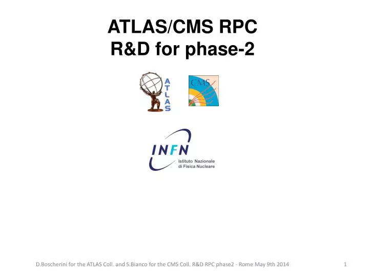 atlas cms rpc r d for phase 2