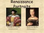 Renaissance Portraits - slide 1