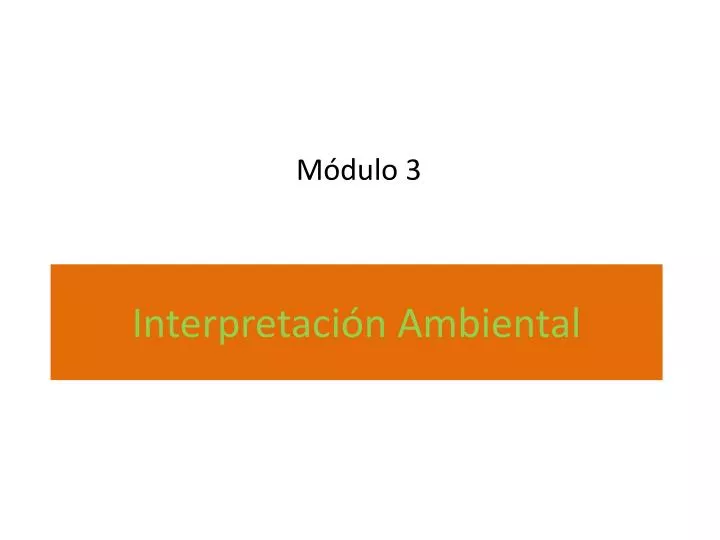 interpretaci n ambiental