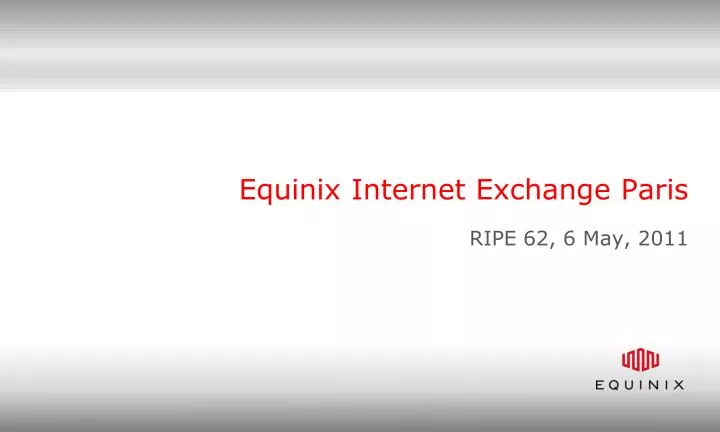 equinix internet exchange paris