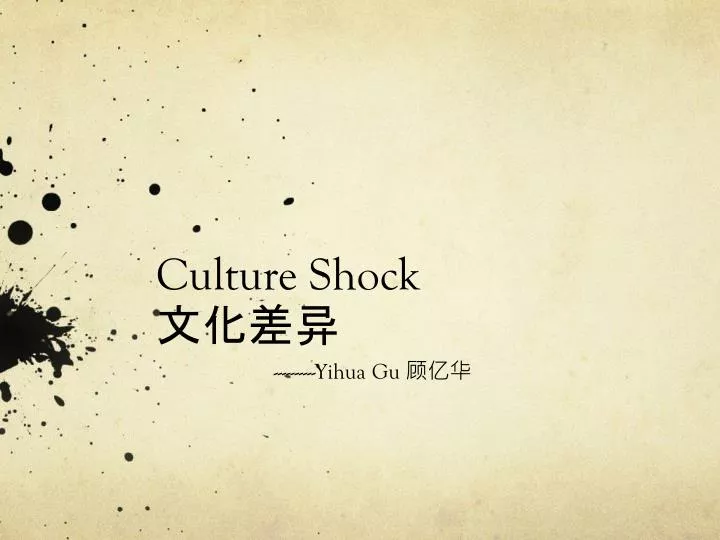 culture shock