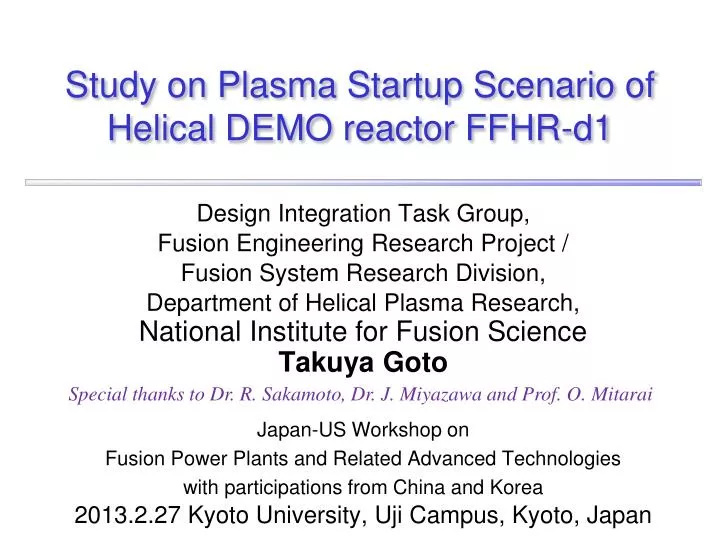 study on plasma startup scenario of helical demo reactor ffhr d1
