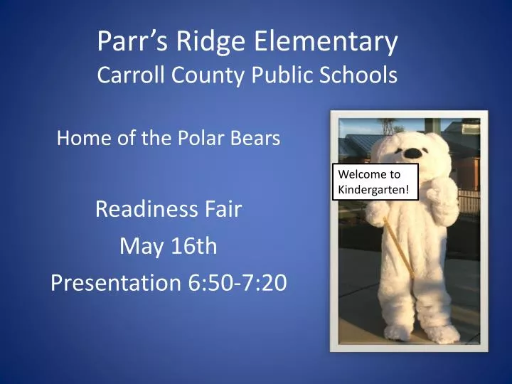 parr s ridge elementary carroll county public schools