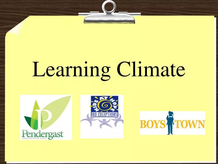 learning climate