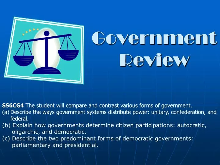 government review