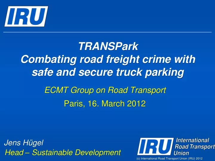 transpark combating road freight crime with safe and secure truck parking