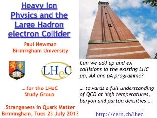 Heavy Ion Physics and the Large Hadron electron Collider