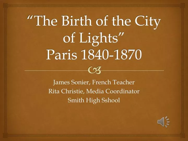 the birth of the city of lights paris 1840 1870