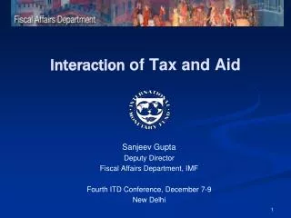 Interaction of Tax and Aid