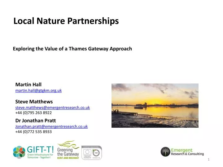 local nature partnerships