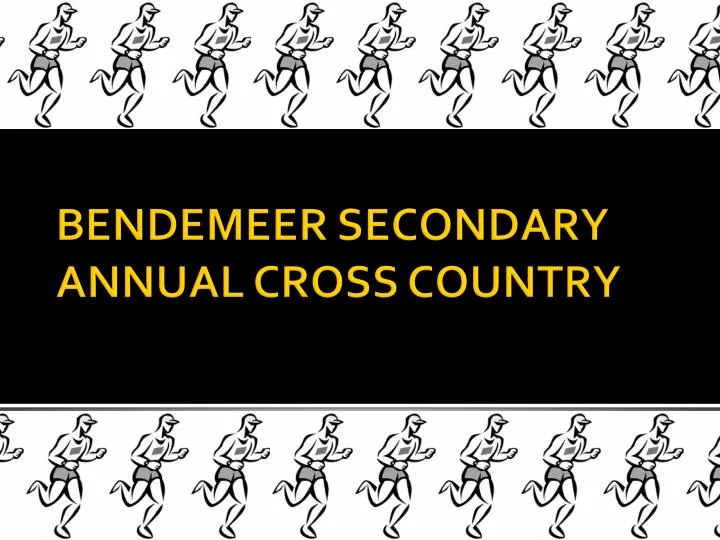 bendemeer secondary annual cross country