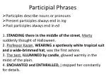 Participial Phrases - slide 1