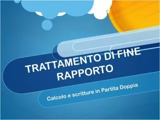 trattamento di fine rapporto