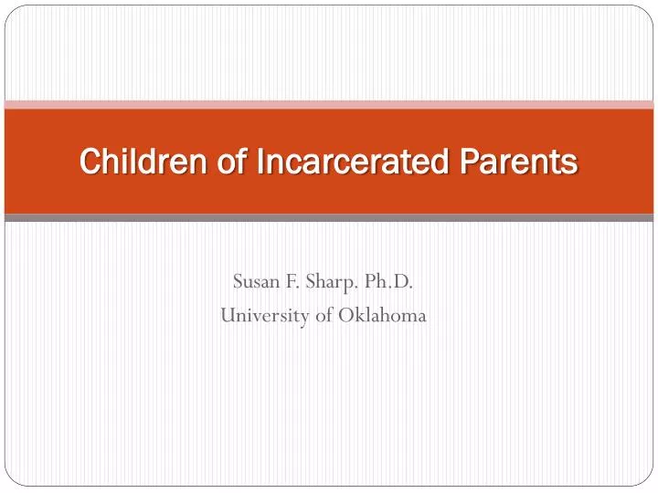 children of incarcerated parents
