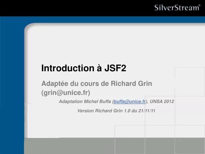 introduction jsf2