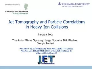 Jet Tomography and Particle Correlations in Heavy-Ion Collisions