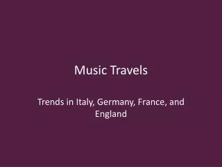 Music Travels