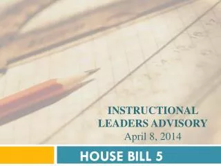 HOUSE BILL 5