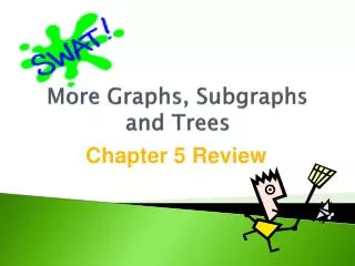 More Graphs, Subgraphs and Trees