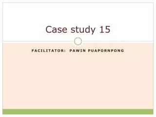 case study 15