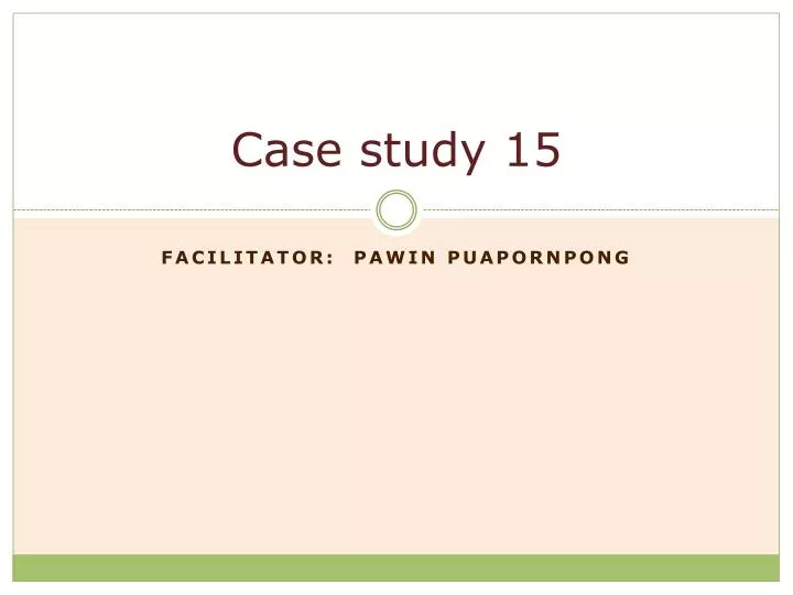 case study 15