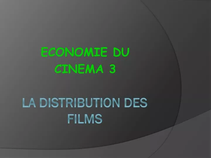 economie du cinema 3