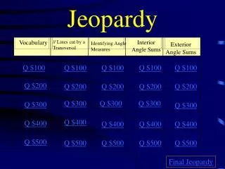 Jeopardy